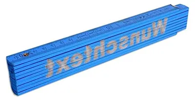 Produktbild von 2m Zollstock mit Gravur und Wunschtext