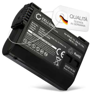 Immagine prodotto di CELLONIC, Batteria per fotocamera compatibile con Nikon D850, D750, D7500 (2000mAh, 7V) 1x