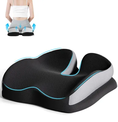 Produktbild von Omgoods – Ergonomisches Sitzkissen für das Büro, mit Memory-Schaum für Druckentlastung
