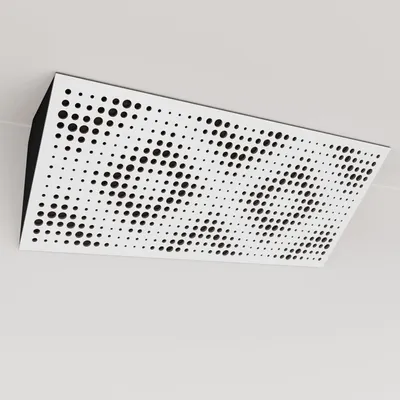 Immagine prodotto di Confezione da 2 – Trappola acustica angolare stretta per bassi con rivestimento in velluto | 23x50x10 cm | Riflessione - Isolamento acustico | [REBAT (Horizont) - Bianco | Marrone]