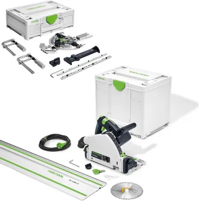 Produktbild von Festool Tauchsäge TS 55 FEBQ Plus FS 577010 Führungsschiene Zubehör-Set FS/2-Set