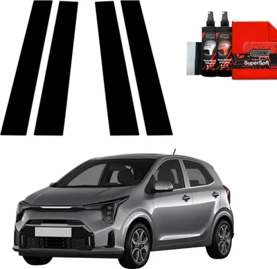 Immagine prodotto di Pellicola protettiva nera Grizz Protector 4in1 per montante B - Kia Picanto (2023-2025)