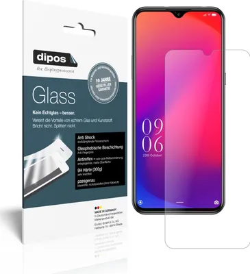Produktbild von 1x Schutzfolie für Doogee X95 matt - Anti-Shock 9H Folie dipos Glass Kunststoffglas