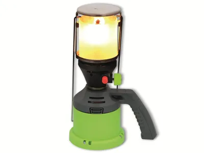 Produktbild von Kinzo Gaslampe Inkl. 3 Gaskolben - für Camping und Outdoor - Handgriff - Piezozündung