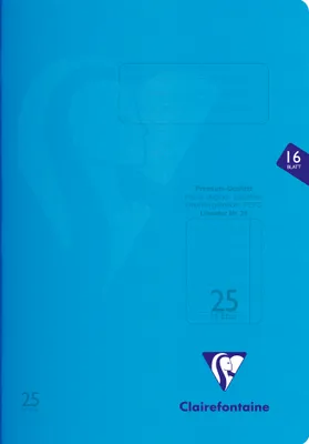 Produktbild von Clairefontaine S'coolbook A4 Lin 25 16Bl sort