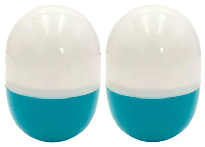 Produktbild von BURI 2X Dreh Dir Licht 2.0 Blau 12,5cm Nachtlicht Campinglampe Taschenlampe Leselampe
