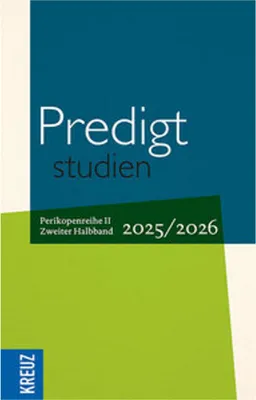Produktbild von Predigtstudien 2025/2026 - 2. Halbband