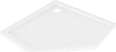 Zdjęcie produktu dla Mexen Flow brodzik pięciokątny slim 100 x 100 cm, biały połysk - 46P101010