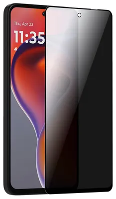 Obrázek produktu pro 1-balení Motorola G15 Power Privacy Ochranné sklo na displej Privacy - Tvrzené sklo 9H - Super kvalita 3D