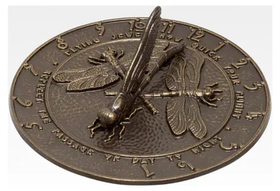 Produktbild von Sonnenuhr Libelle, französische Bronze