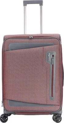 Produktbild von Reisekoffer HIGHBURY Kepler HBY-0172/3-M - burgunderrot/grau