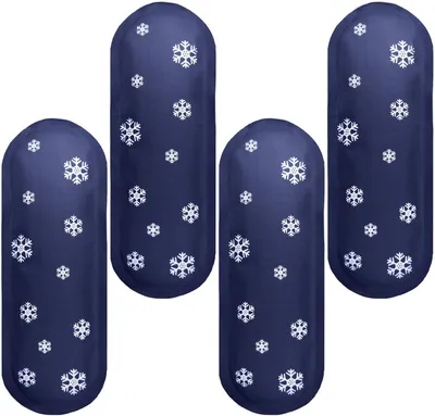 Imagen del producto de Bolsas de hielo, 4 unidades, reutilizables, para neveras portátiles, camping, jardín, cocina
