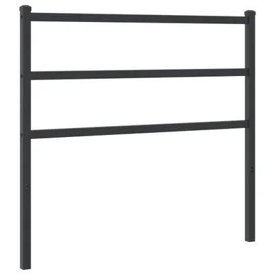Zdjęcie produktu dla vidaXL Zagłówek metalowy czarny 100 cm