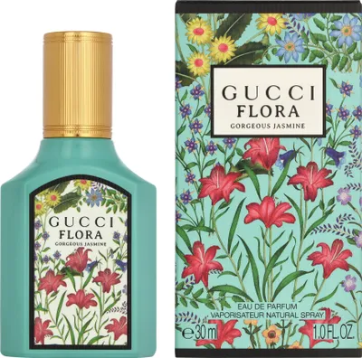 Produktbild von Gucci Flora Gorgeous Jasmine, Frauen, 30 ml, Mandarine, Jasmin, Magnolien, Sandelholz, Spray