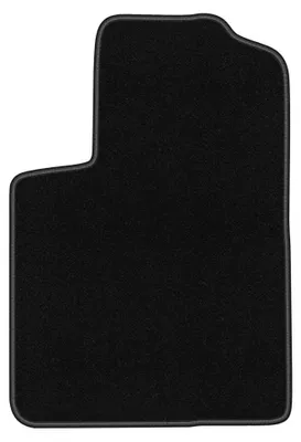 Productafbeelding van Velours bestuurdersmat voor Chrysler Sebring II 2003-2007 (sedan) – zwart, op maat – Wielganizator BASIC