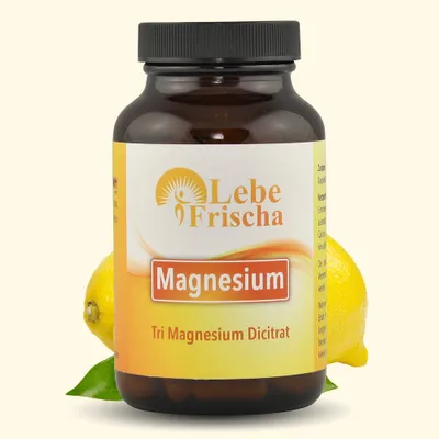 Produktbild von LebeFrischa Tri Magnesium Dicitrat 120 Kapseln 2000mg hochdosiert