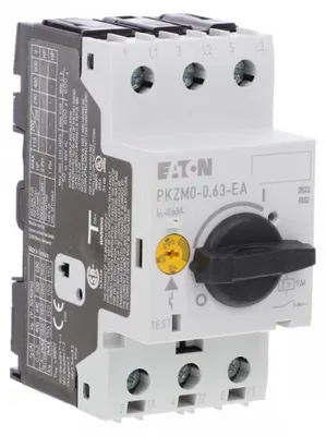 Immagine prodotto di Interruttore di protezione motore PKZM0-0,63-EA 3P 0,12 kW 0,4-0,63 A 189897 EATON