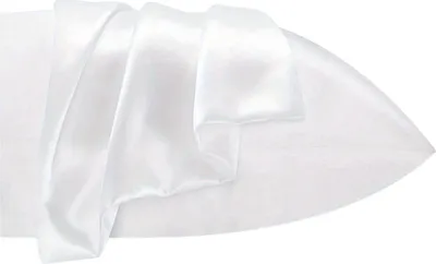 Produktbild von Satin-Kissenbezug, einfarbig, glänzend, antistatisch, mit unsichtbarem Reißverschluss, als Einweihungsgeschenk für das Schlafzimmer
