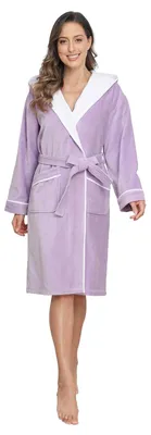 Obrázok produktu pre YEAUPE PRO župan pre dámy, froté, s kapucňou, 100% bavlna,  OEKO-TEX