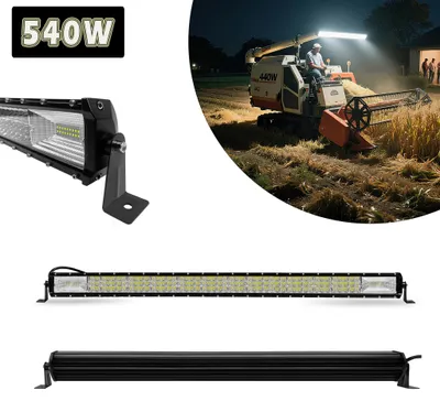 Zdjęcie produktu dla Reflektor LED YARDIN 540W, kąt świecenia 30° i 60° (kombinacja), klasa szczelności IP67 (odporny na kurz i wodę), uniwersalna lampa do pojazdów terenowych, napięcie zasilania 10-30V DC