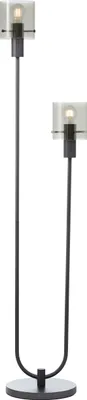 Produktbild von BRILLIANT Stehleuchte 154cm Riffelini schwarz IP20 E27 Geeignet für Normallampe