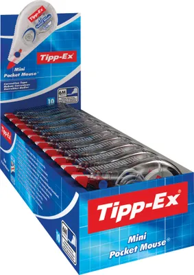 Produktbild von Tipp-Ex Korrekturroller 5mm*5m weiß (10 St.) BIC