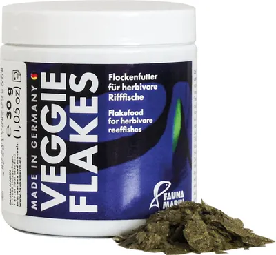 Zdjęcie produktu dla Fauna Marin Veggie Flakes 30g - pokarm dla pokolców