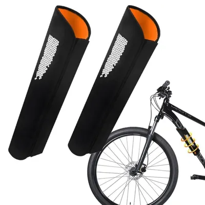 Immagine prodotto di Custodie protettive per batteria di e-bike, 2 pezzi, impermeabili, in neoprene da 4,5 mm, adatte a telai con circonferenza da 32 a 40 cm, con elementi riflettenti