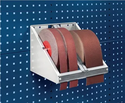 Image de Support de rouleau de papier abrasif Bott pour largeur de rouleau max. 120mm pour plaques perforées - 14022040.16V