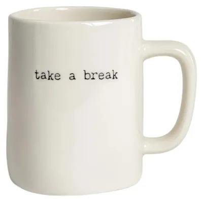 Produktbild von HOMLA MANZA-Becher „take a break“, 0,55 l