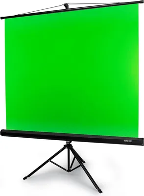 Produktbild von Duronic TPS13 GN Green Screen | 130 x 150 cm Chroma-Key-Panel | Faltenfreie Leinwand für Streaming, Videokonferenz und Fotostudio | Grüner Greenscreen ideal für Schreibtisch Hintergrund bei Streamer
