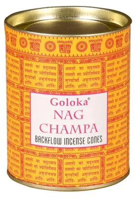 Produktbild von Goloka "Nag Champa" Back Flow Cones, 24 Stk