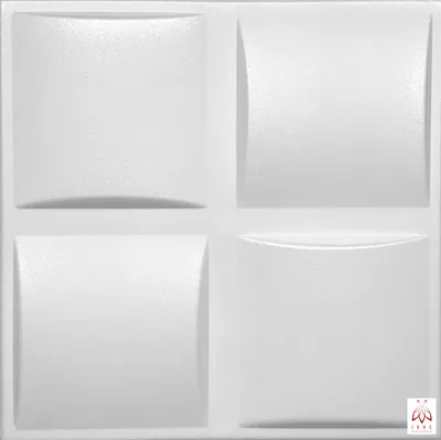 Produktbild von 3D Paneele Wandpaneele Polystyrol XPS – Styropor Verkleidung für Wand & Decke – 50x50 cm (0,25 m²) – Leicht, Flexibel & Einfach zu Montieren