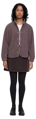 Produktbild von Mazine Teddy-Fleece Jacket  - Damen Kunstfelljacke, Größe:M, Farbe:sparrow