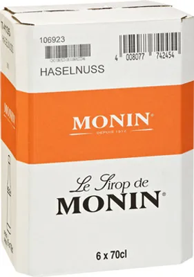 Produktbild von Monin Haselnuss Sirup 6 x 0,7 l