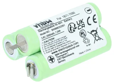Produktbild von vhbw Akku Ersatz für Moser 1871-7590 für Haarschneidemaschine (2000 mAh, 3,6 V, NiMH)