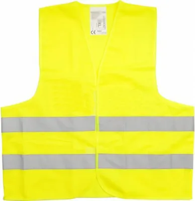 Produktbild von Warnweste gelb Pannen -/ Unfallweste Auto Sicherheitsweste XL
