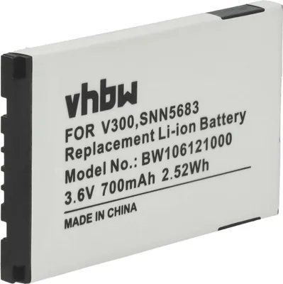 Produktbild von vhbw Akku Ersatz für Motorola SNN5674, SNN5654, SNN5685, BA600, SNN5683, SNN5653, SNN5222 für Handy Smartphone Telefon (700 mAh, 3,7 V, Li-Ion)