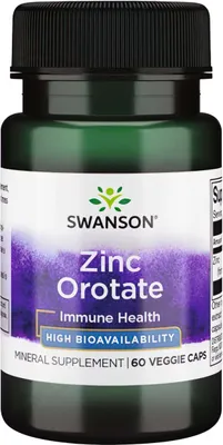 Immagine prodotto di Zinco Orotato 10 mg 60 Capsule Vegetali Swanson Health Products