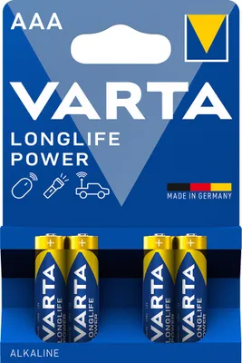 Produktbild von Varta 04903 121 111, Einwegbatterie, AAA, Alkali, 1,5 V, 1 Stück(e), Blau