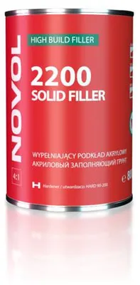 Produktbild von Novol Solid Filler 2200 – 2K Acryl Füller Grau 1000 ml mit Härter