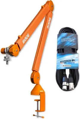 Image de Bras de microphone Rode PSA1+ Plus Orange avec câble XLR
