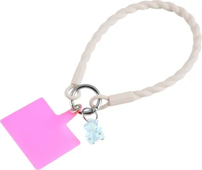 Zdjęcie produktu dla Łańcuszek do telefonu komórkowego, uniwersalna smycz do etui na telefon komórkowy, nylon, kolor: khaki