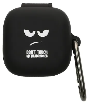 Produktbild von kwmobile Design Schutzhülle für Sennheiser ACCENTUM True Wireless Hülle - TPU Silikon Case für Kopfhörer Ladecase - stoßfestes Cover mit Karabiner -
