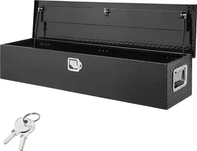 Obrázok produktu pre 1219 x 381 x 381 mm Skriňa na náradie do ložnej plochy nákladného vozidla, uzamykateľná 177 L Skriňa na náradie Truckbox Skriňa na náradie, nosnosť 50 kg Organizér do skrinky na náradie pre obytné vozidlá, osobné automobily atď.