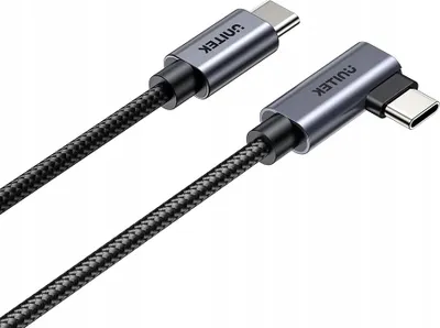 Produktbild von UNITEK C14123BK-1M, 1 m, USB C, USB C, USB 2.0, 480 Gbit/s, Schwarz, Grau