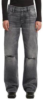 Image de Jean femme G-Star, modèle D22889, série D537, Kudee, coupe ample (loose), couleur gris scoria délavé (faded)