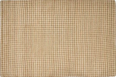 Produktbild von BELIANI Teppich Beige Jute Rechteckig 200 x 300 cm Hahnentritt Kariertes Muster Handgewebt Boho Kurzhaar für Fußbodenheizung Wohnzimmer Schlafzimmer