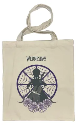 Produktbild von Jutebeutel Wednesday Tasche Tote Bag für Kinder Mädchen