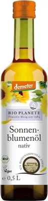 OLEJ SŁONECZNIKOWY TŁOCZONY NA ZIMNO DEMETER BIO 500 ml - BIO PLANETE
